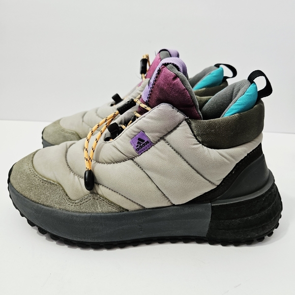 Adidas Performance X_plrboost Puffer High Top Sneaker Size 7.5 Grey Plrboost - Picture 2 of 8